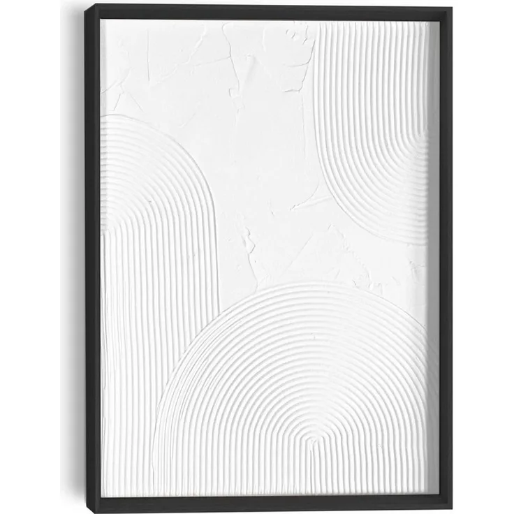 Reinders! Wandbild Reliefbögen, Home Office - Weiß - MDF - Abstrakt - 30x40 cm