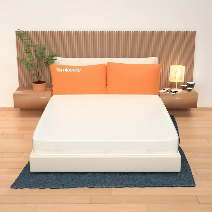 miasuite i sogni italiani PlusH21_170 x 190 x 21, Polyurethan-Schaum, Weiß, 170x190 cm – Bild 1