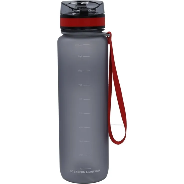 FC Bayern München Trinkflasche FC Bayern München I Trinkflasche I Durchsichtig I 1 L I Schule