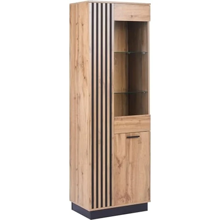 Vitrine mit Glastüren MANAIA 60 cm Braun – Bild 1
