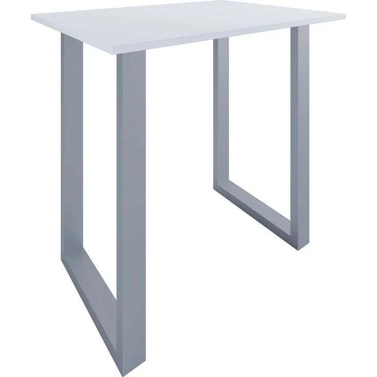 VCM Bartisch Xona 920145 Silber / Weiß H. 102 x B. 110 x T. 80 cm – Bild 2