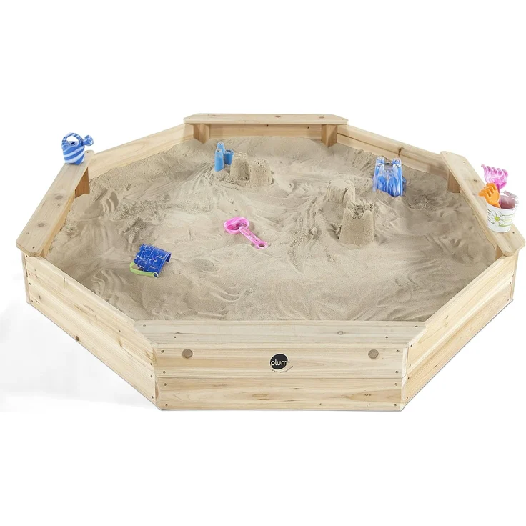 Plum 25058 'gigantischer Sandkasten', achteckig mit 4 Sitzbänken, ab 1,5 Jahren – Bild 1