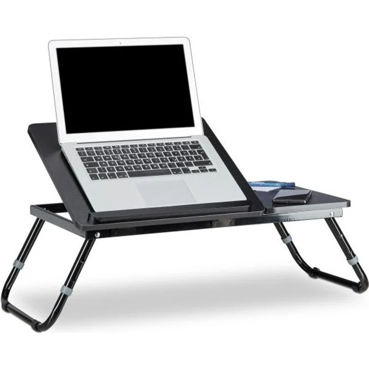 Laptoptisch fürs Bett schwarz 10013215 – Bild 1