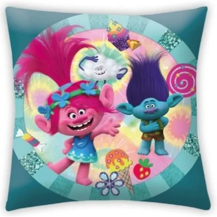 Trolls Dekokissen Kuschelkissen (1 Stk.) 40 x 40 cm aus Polyester