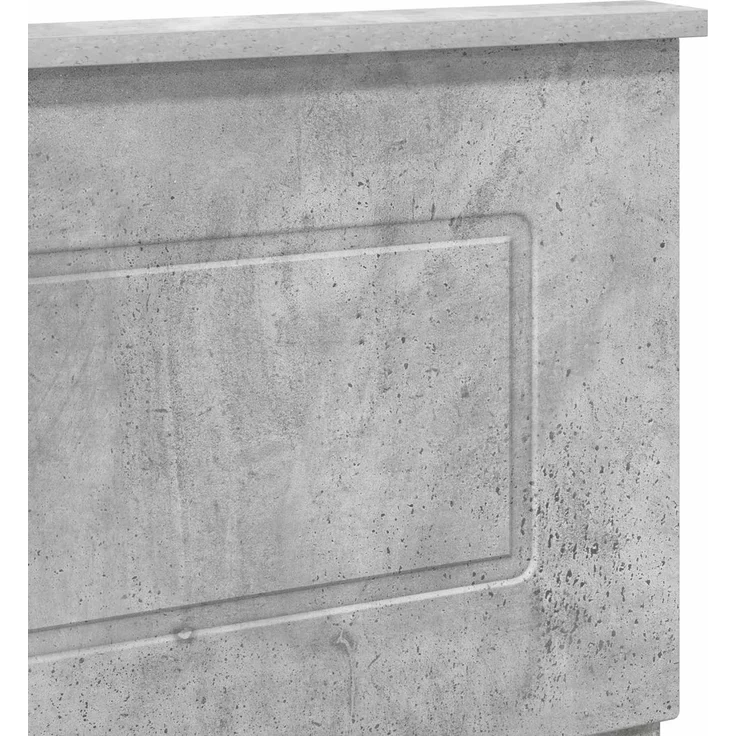 vidaXL Kopfteil Beton Grau Holzwerkstoff 90 x 138 x 3 cm – Bild 6