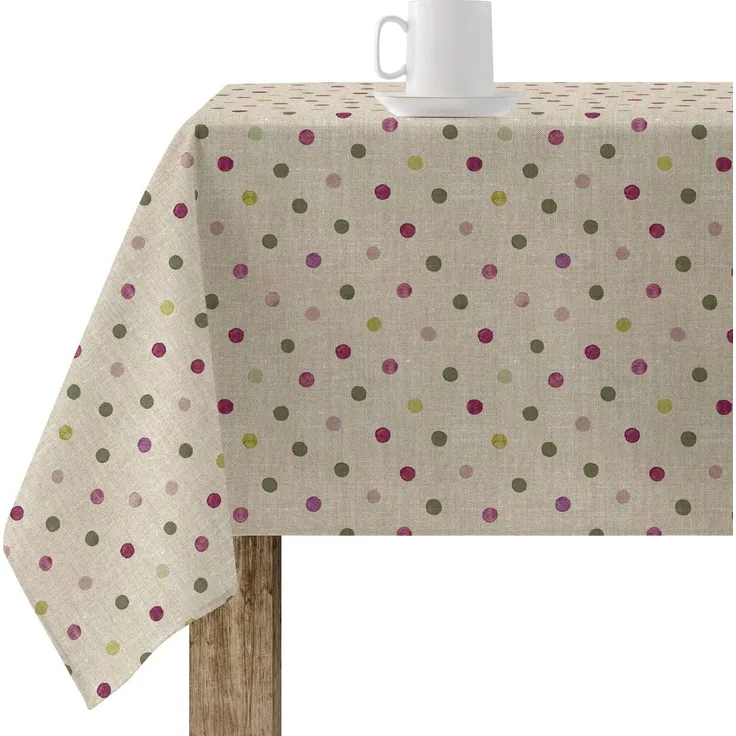 BELUM | Mantel XL Fleckenfrei, 100% harzige Baumwolle, Tischdecke, kein Wachstuch, wasserdicht, schmutzabweisend, Tischdecke, flüssigkeitsabweisend (Mehrfarbig), 100 x 300 cm