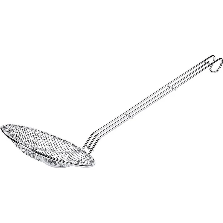 Contacto Frittierlöffel, aus Edelstahl, hochglänzend elektropoliert, 20 cm – Bild 1