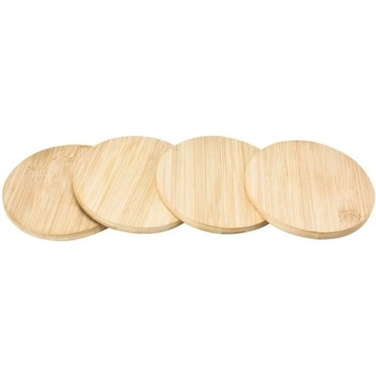 Neuetischkultur Topfuntersetzer Untersetzer 4-teiliges Set Bambus, Set, 4-tlg, Topfuntersetzer – Bild 2