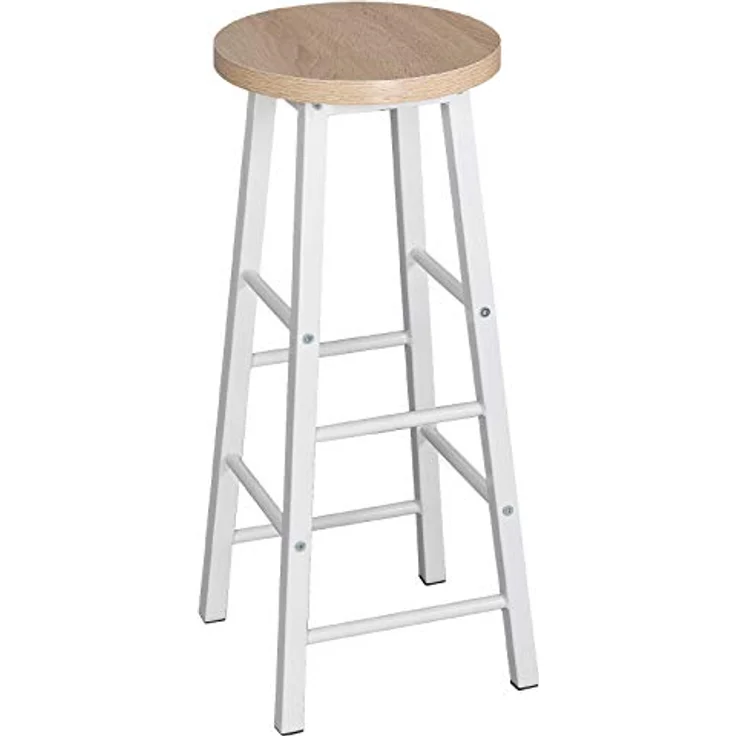 Woltu Barhocker (4 St), Gestell aus stabilem Stahl, Stizfläche aus MDF – Bild 5