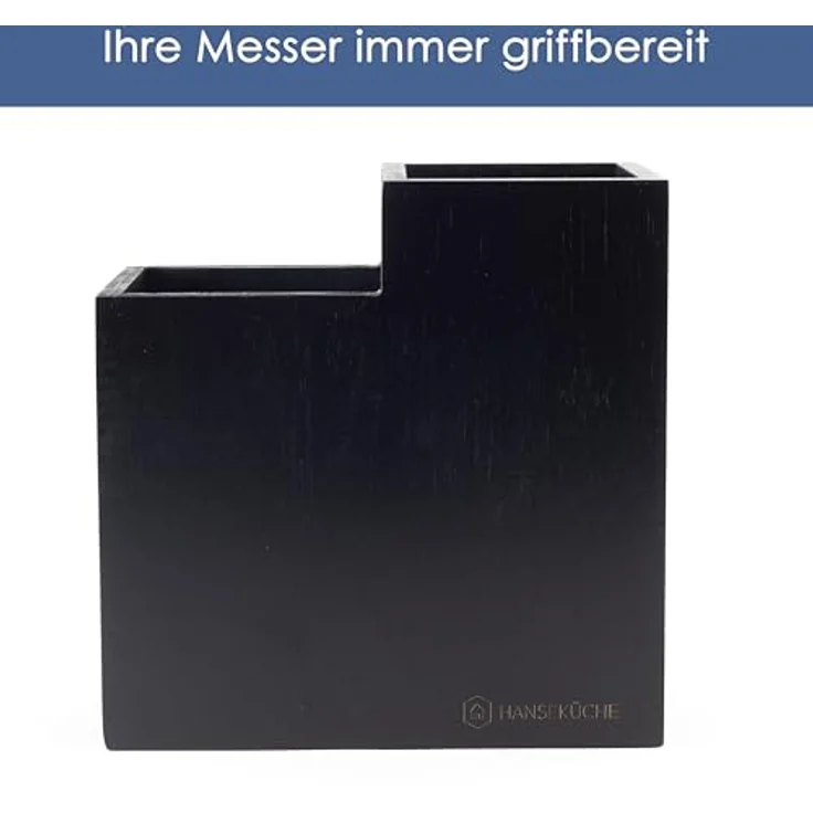 Hanseküche Messerblock Messerblock Quadratisch (1tlg), Messerhalter ohne Messer – Bild 6
