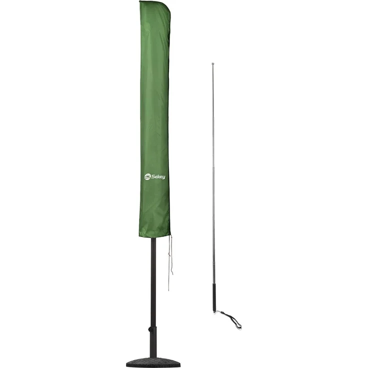 Sekey Premium Schutzhülle für 300 cm Sonnenschirm | Mit Montagestab & Reißverschluss (175×30,5/36,5 cm) – Wasserdicht, UV 50+