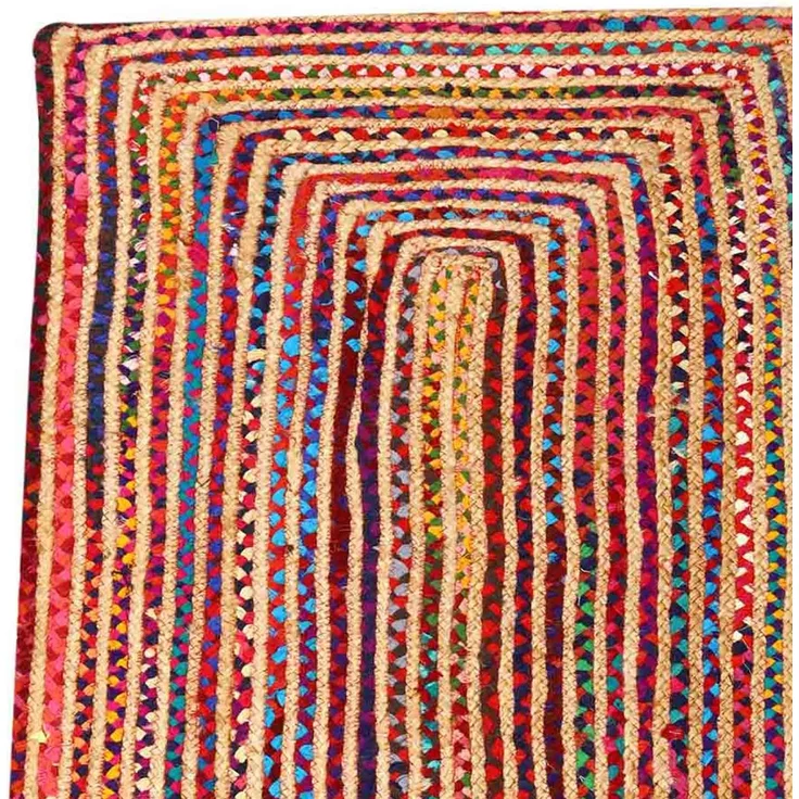 Jute Teppich Esha bunt 80x120 cm – Bild 2