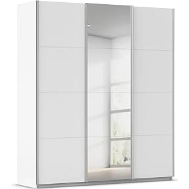 Rauch Möbel KULMBACH, Schwebetürenschrank, Farbe Weiß, Breite 203 cm
