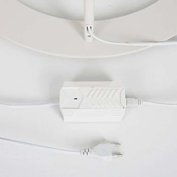 Lindby Bogenlampe Danua, 90 LEDs - 17 W, warmweiß, minimalistisches Design für moderne Wohnräume – Bild 7