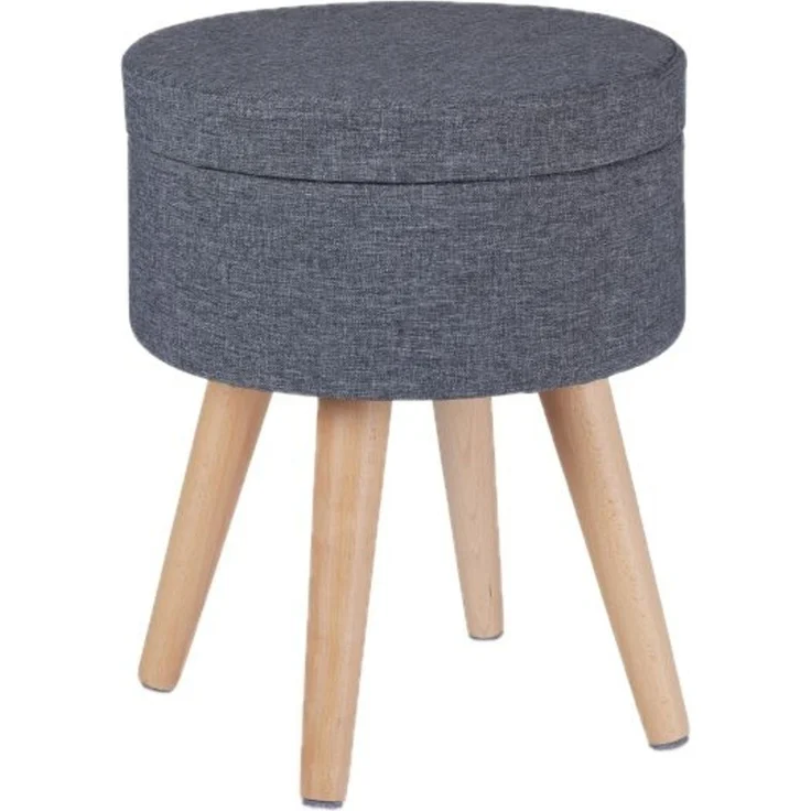 Relaxdays Runder Sitzhocker mit Tischfunktion – Bild 9