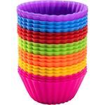 AVANA Muffinform aus Silikon Große Muffinformen Muffinförmchen Cupcake Backformen, (20-tlg), Antihaftbeschichtung, BPA-frei, Umweltschonend, 7 Farben