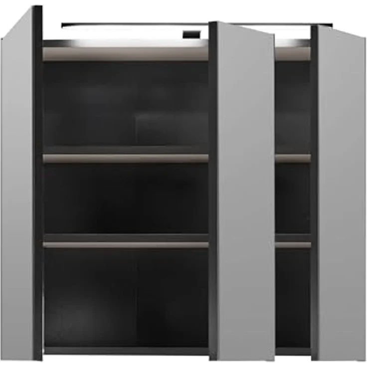 moebel-dich-auf Badezimmerspiegelschrank VENEZIA (Badezimmer Spiegelschrank in kaschmir 80 cm breit) – Bild 7