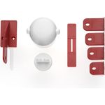 Reer Schrankschloss für Doppeltüren weiß