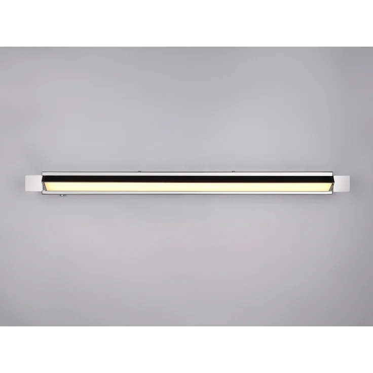 Dimmbare LED Bad Spiegelleuchte FABRIZIO schwenkbar, Chrom Breite 80cm – Bild 10