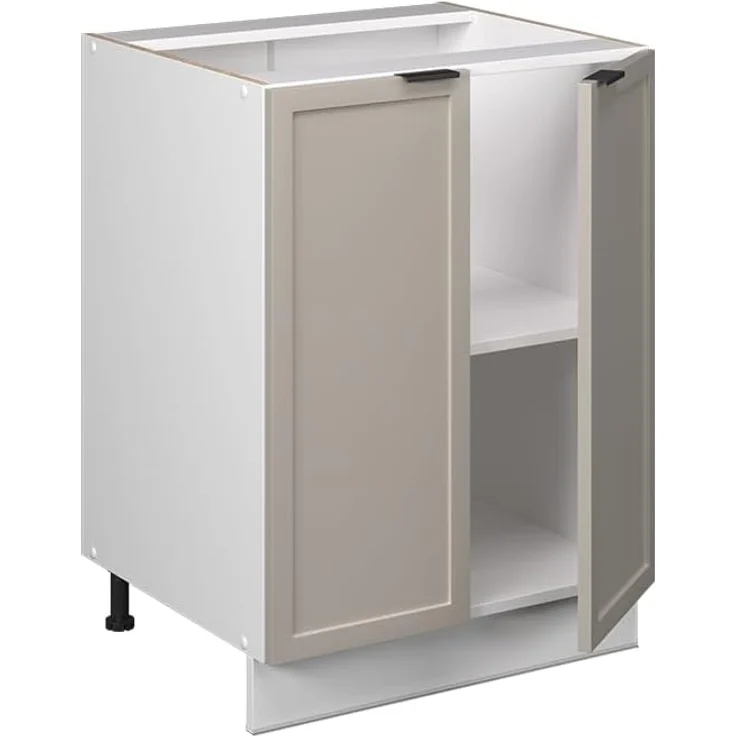 Küchenunterschrank Fame-Line GrauBeige 60 cm , AP Anthrazit Vicco – Bild 6