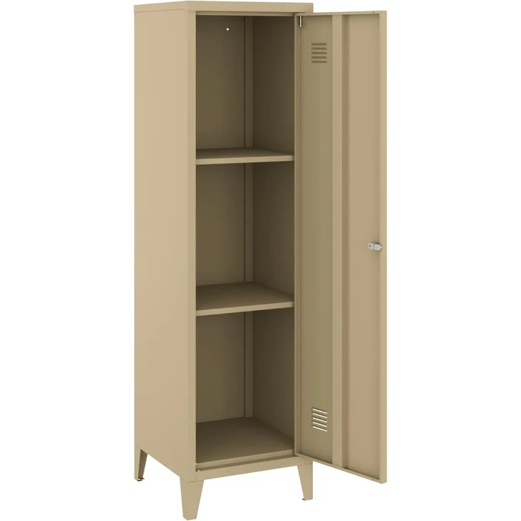 Einzelspind Kurikka 137x38x38 cm Kamelfarben [en. casa] – Bild 7