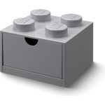 Lego 'Brick 4' Desk Drawer szary, 1 Stk.