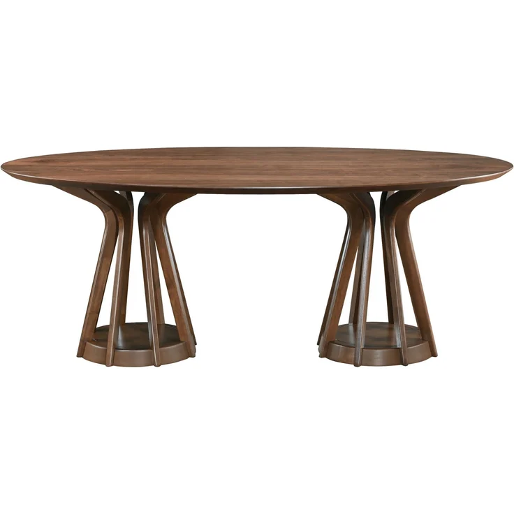 Selsey ‘Stenne’ Esstisch Nussbaum-Optik 200 x 110 cm – Bild 5