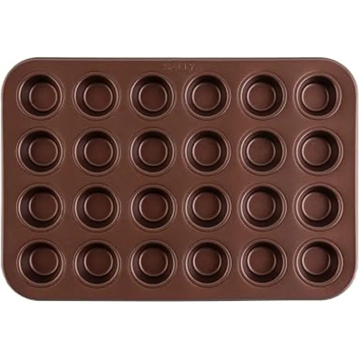 Sallys Muffinform für bis zu 24 Mini-Muffins, (24-tlg), hitzebeständig bis 240 °C