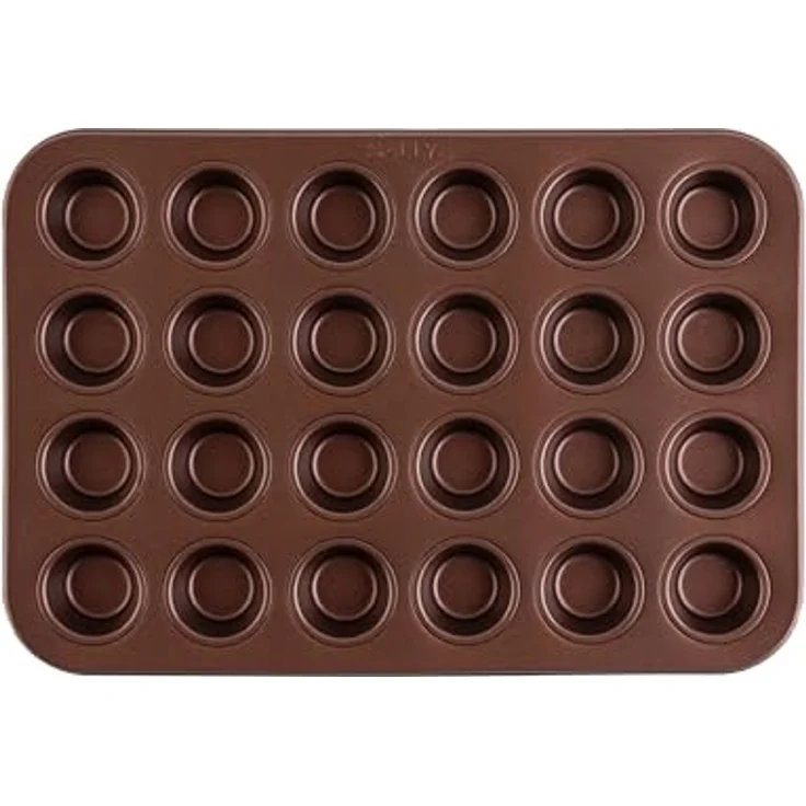 Sallys Muffinform für bis zu 24 Mini-Muffins, (24-tlg), hitzebeständig bis 240 °C – Bild 1