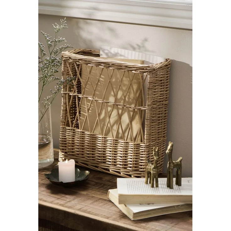 Ib Laursen - Wandkorb Zeitschriftenhalter Zeitungshalter Korb Weide 29033-30 – Bild 2