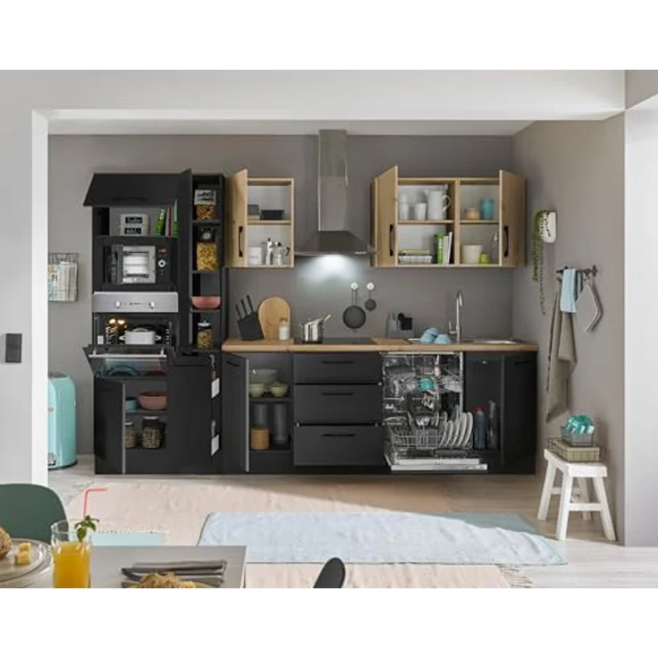 BASIC by Balculina Küchenzeile Turin, Breite 310 cm, wahlweise mit E-Geräten – Bild 7