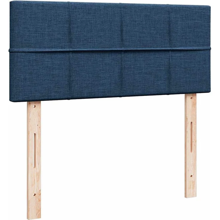 vidaXL Ottomane Bett mit Matratze & LEDs Blau 120x200 cm Stoff 3312304 – Bild 9