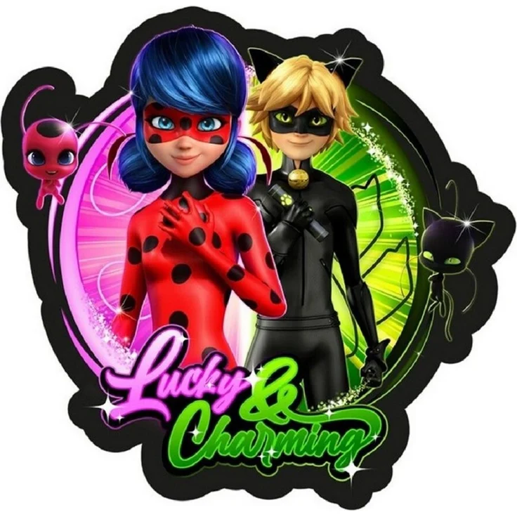 Miraculous Ladybug Kuschelkissen – Flauschiges Kopfkissen für Mädchen & Jungen – Bild 1