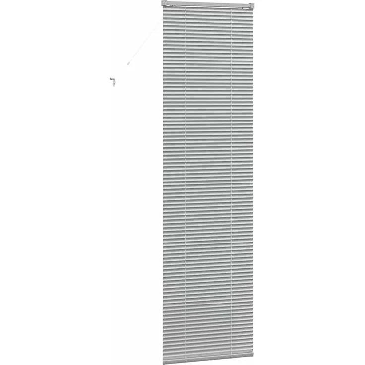 vidaXL Venezianische Jalousie Silber 220 x 55 cm 25 mm Aluminium 42005938 – Bild 7