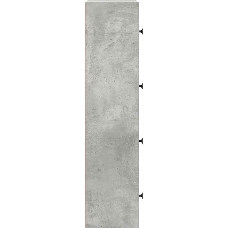 vidaXL Bücherregal Betongrau 40x24x102 cm Holzwerkstoff 860376 – Bild 6