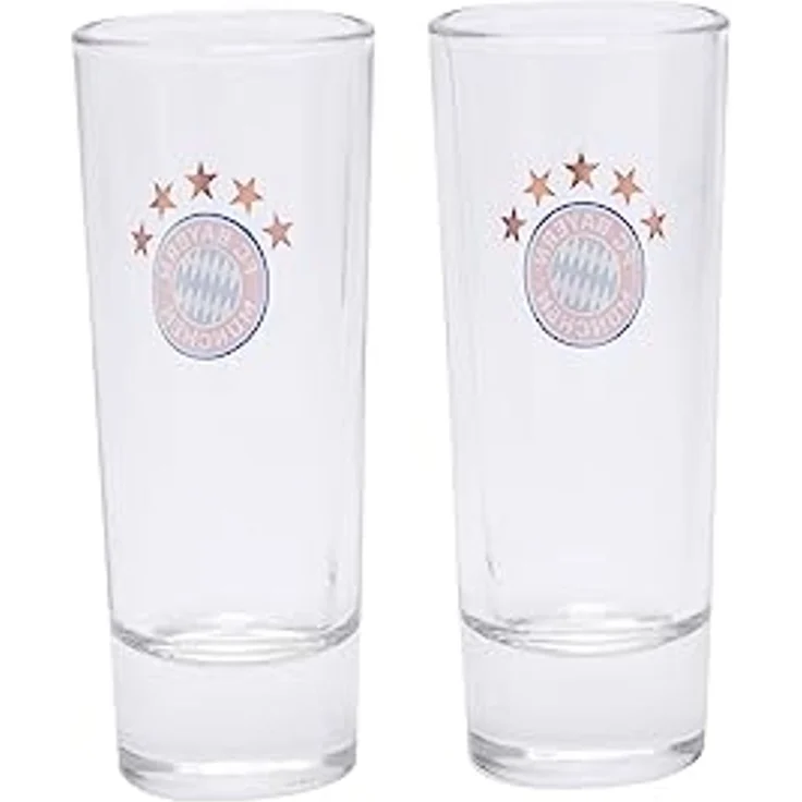 FC Bayern München Gläser-Set Schnapsglas 2er-Set I Durchsichtig, Glas – Bild 6