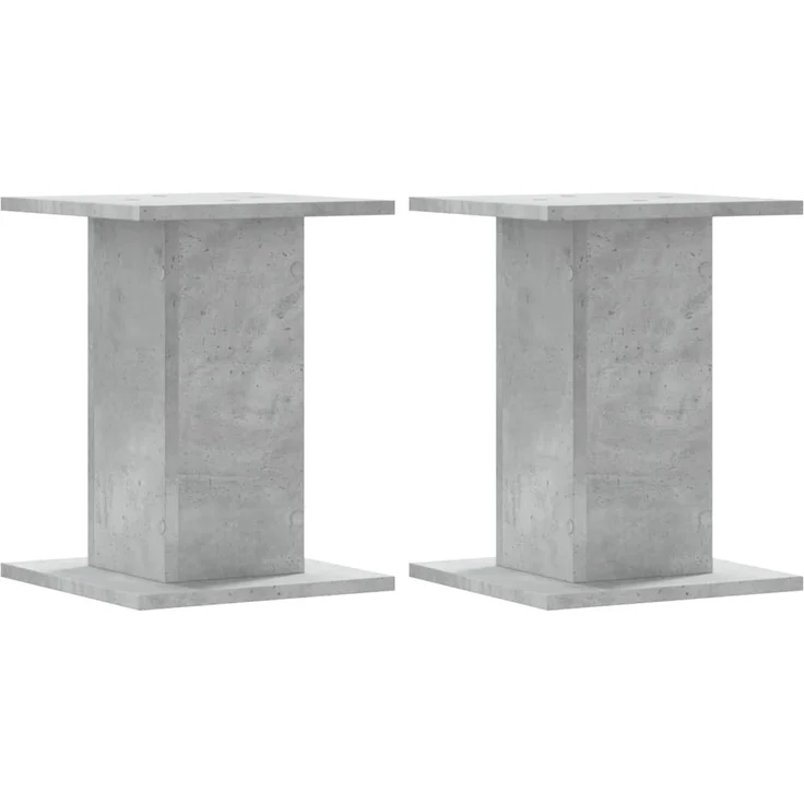 vidaXL Pflanzenständer 2 Stk. Betongrau 30x30x40 cm Holzwerkstoff 3307849 – Bild 1