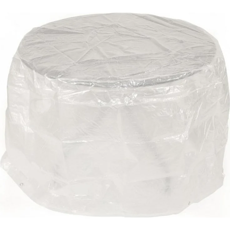 Abdeckhaube Tisch 100x70 cm rund, PE transparent – Bild 3