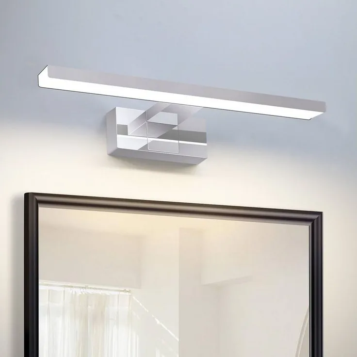 Nettlife LED Spiegelleuchte Bad Spiegellampe Badleuchte Wand 40CM, LED fest integriert, Neutralweiß, internes Netzteil