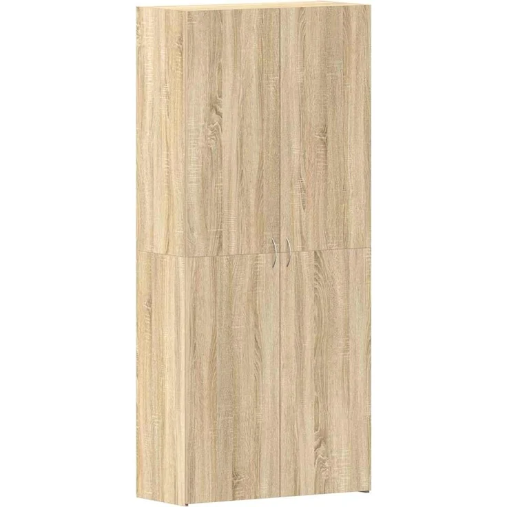 vidaXL Schuhschrank mit Regal Braun 80 x 35,5 x 180 cm Holzwerkstoff 3333838 – Bild 1