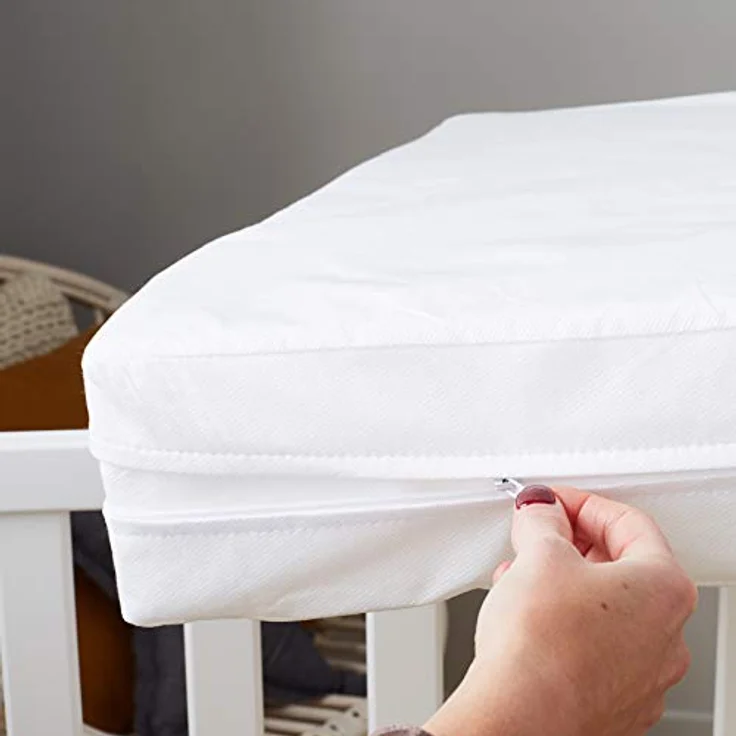 P'tit Lit Matratzenschoner für Babys, Allergostop 60x120 cm | Komplettbezug wasserdicht | natürlicher Schutz gegen Milben und Bettwanzen – ohne chemische Behandlung – Bild 4