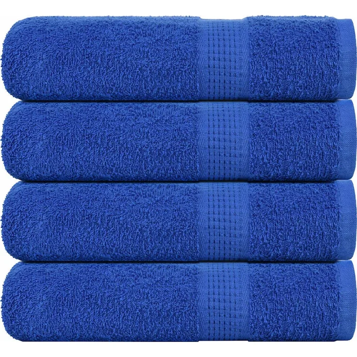 vidaXL Badetücher FROGN 4 Stk. Blau 100x150 cm 360 g/m² 136717