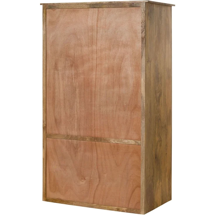 Kleiderschrank Mango 108 x 64 x 180 natur lackiert KASHMIR #106 – Bild 10