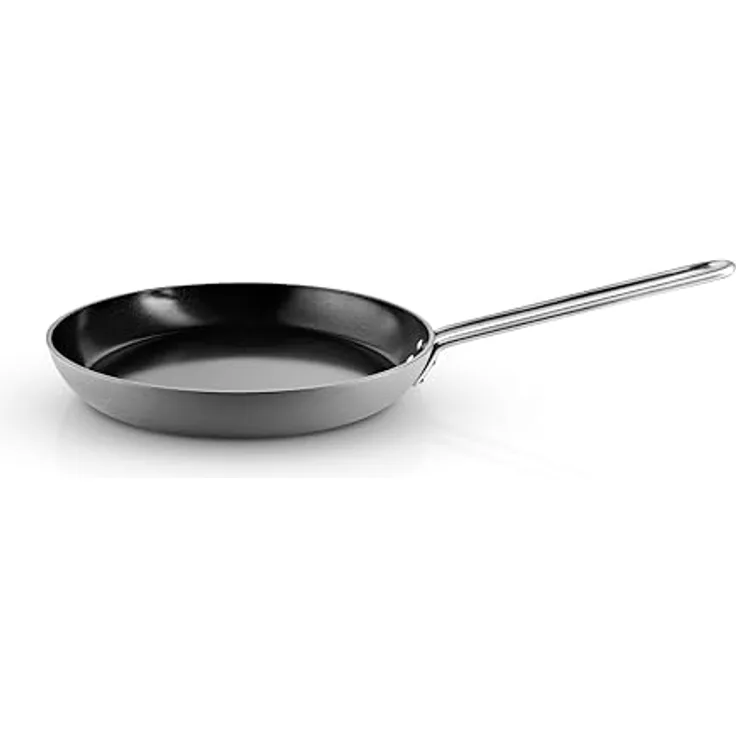Eva Solo Grey Line Bratpfanne 28 cm, keramische Slip-Let®-Antihaftbeschichtung, ofenfest bis 400 °C, spülmaschinengeeignet, grau