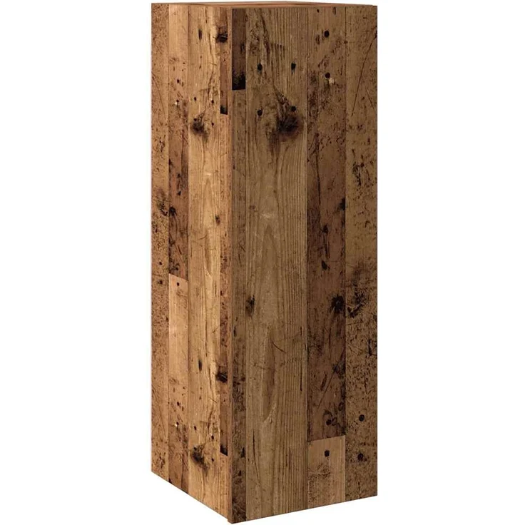 vidaXL 4-tlg. TV-Schrank-Set Wandmontage Altholz-Optik Holzwerkstoff 3329217 – Bild 5