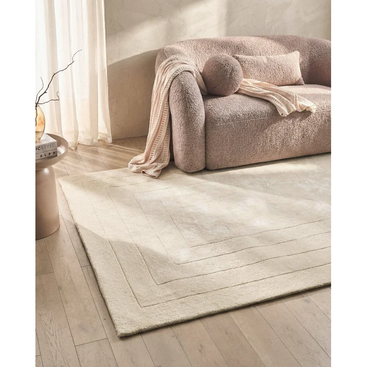 Teppich AMADO Hellbeige 160x230 cm Viskose – Bild 3
