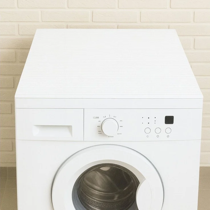 Bestlivings Waschmaschinenbezug Weichschaummatte 60x60cm, 4,5mm stark, Anti-Rusch, waschbar bei 40 °C, pflegeleicht, hygienisch – Bild 2