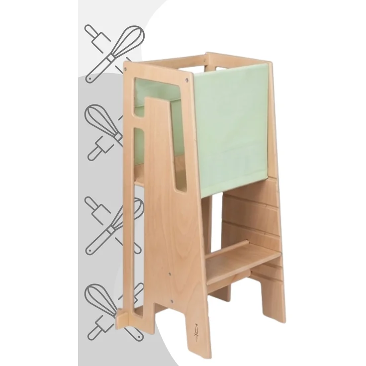 Tuki Lernturm inkl. Startertuch (Modell 2026) Sage, Buche Natur – Bild 2