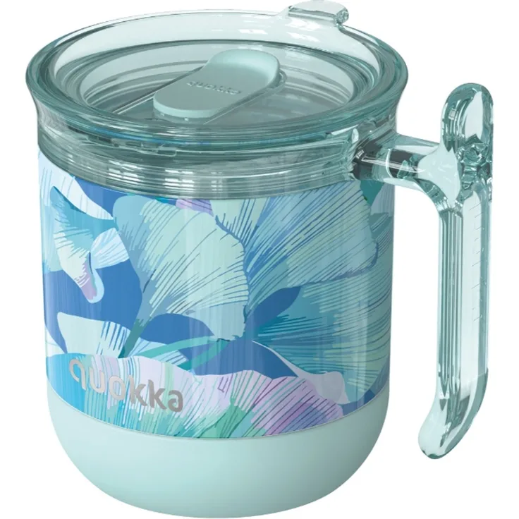 Quokka Wave Thermobecher 260 ml – Edelstahl, doppelwandig, auslaufsicher Türkis