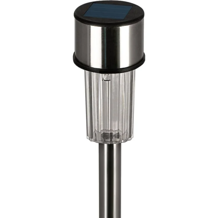 monzana LED Solarleuchte, Solarlampe, Solarlampe Außen Garten LED Farbwechsel IP44 Edelstahl 8er Set – Bild 4